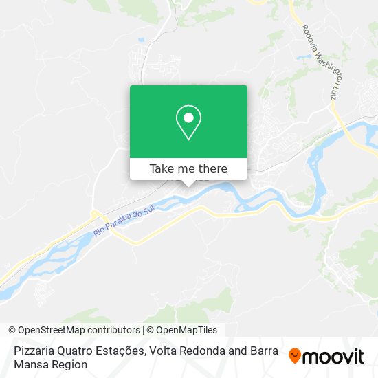 Pizzaria Quatro Estações map