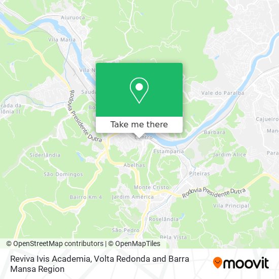 Reviva Ivis Academia map