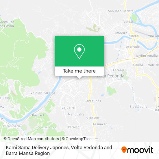 Kami Sama Delivery Japonês map