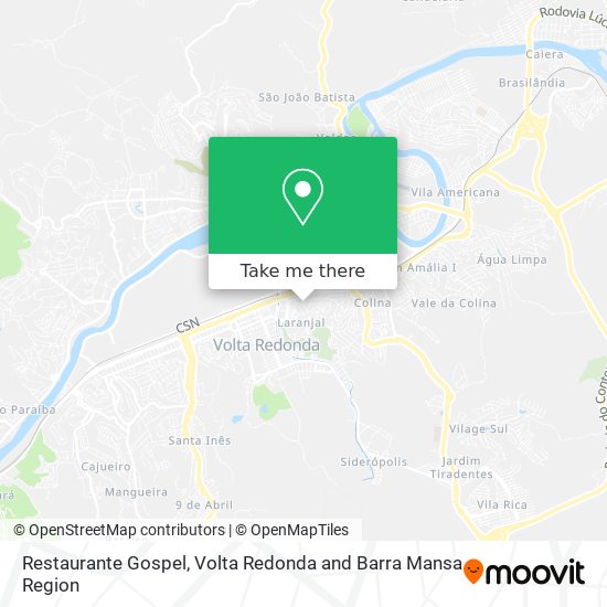 Restaurante Gospel map