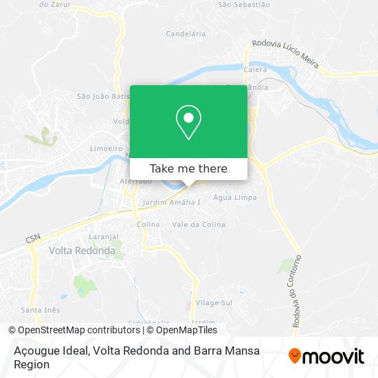 Açougue Ideal map