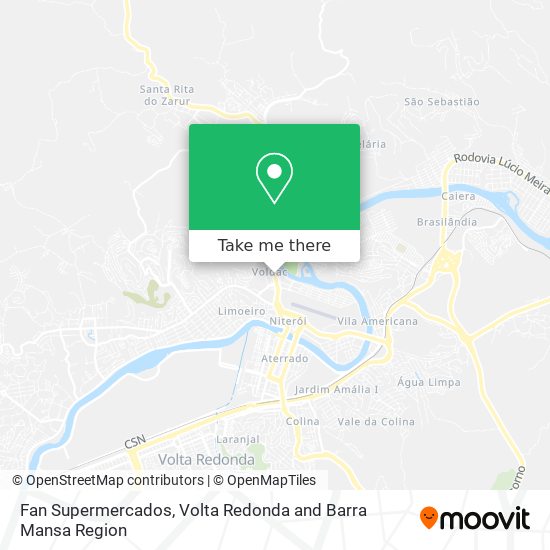 Fan Supermercados map