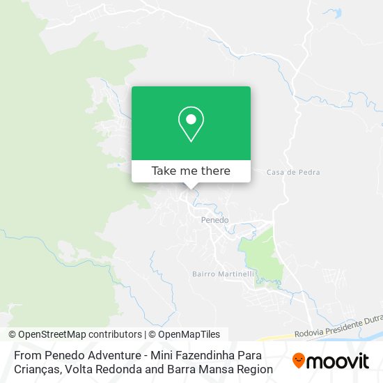 From Penedo Adventure - Mini Fazendinha Para Crianças map