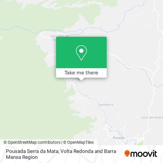 Pousada Serra da Mata map