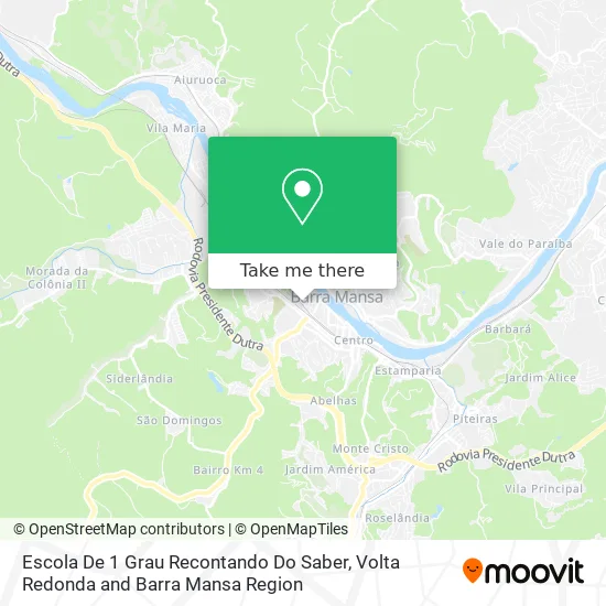 Escola De 1 Grau Recontando Do Saber map