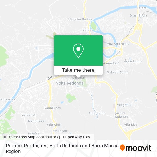 Promax Produções map