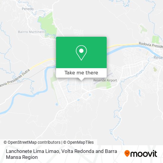 Lanchonete Lima Limao map
