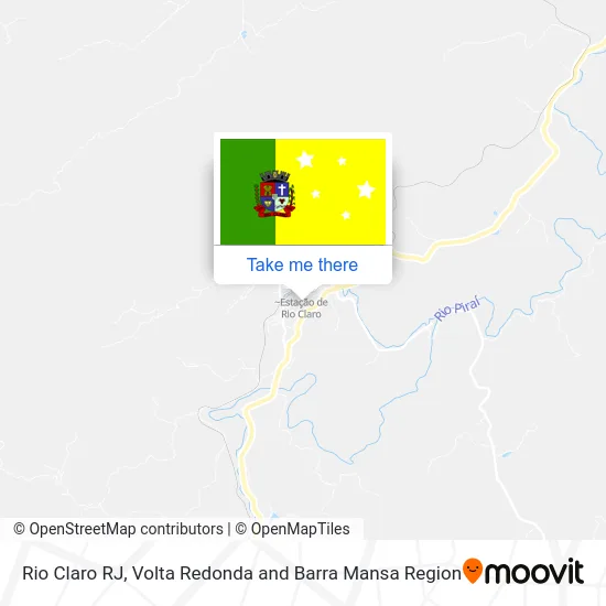 Rio Claro RJ map