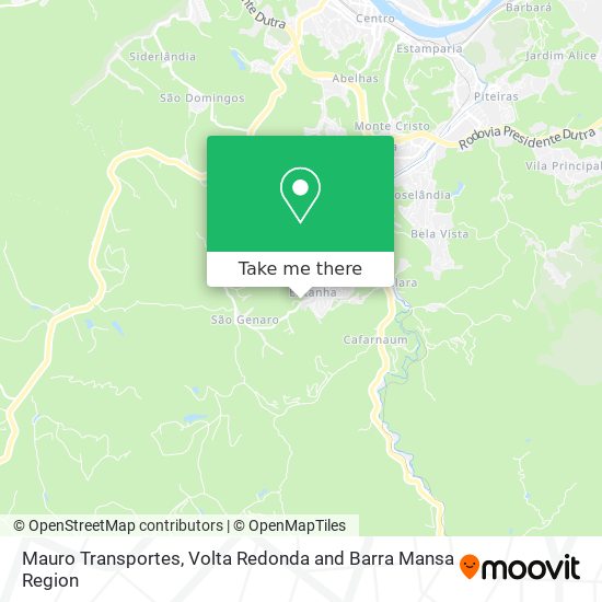 Mauro Transportes map