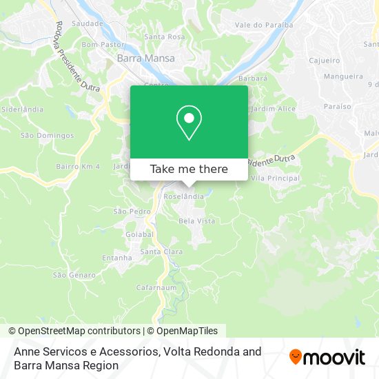 Anne Servicos e Acessorios map