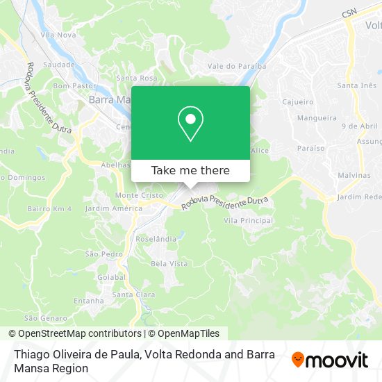 Mapa Thiago Oliveira de Paula