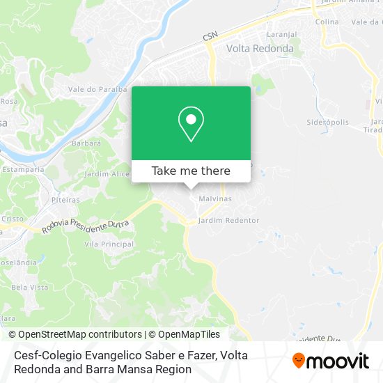 Cesf-Colegio Evangelico Saber e Fazer map