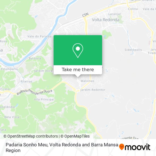 Padaria Sonho Meu map