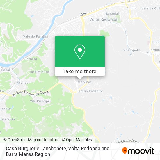 Casa Burguer e Lanchonete map
