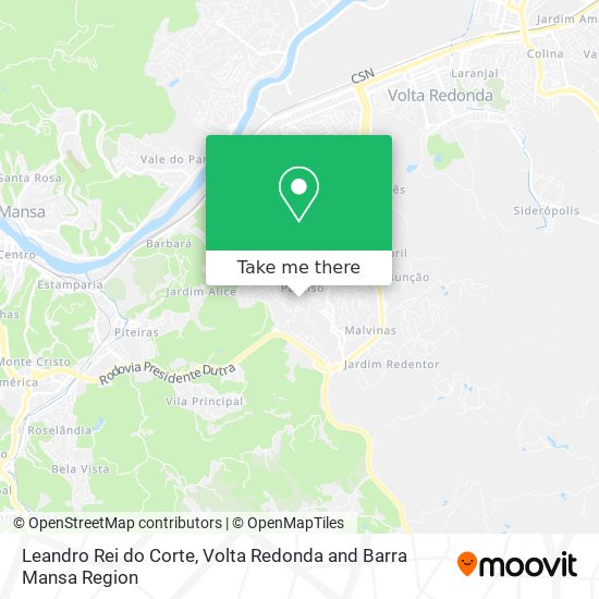 Leandro Rei do Corte map