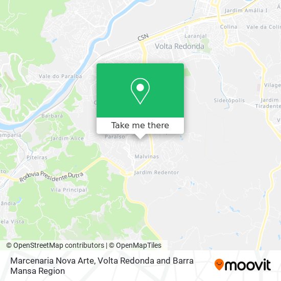 Marcenaria Nova Arte map