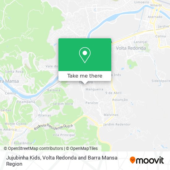 Jujubinha Kids map