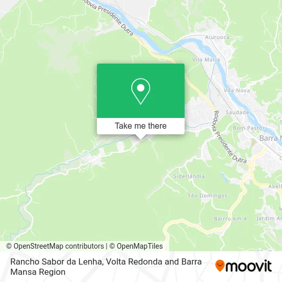 Rancho Sabor da Lenha map