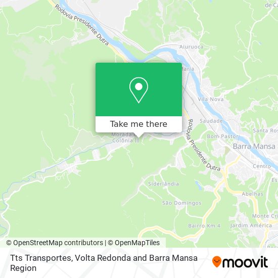 Tts Transportes map
