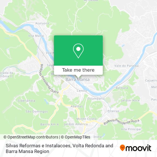 Silvas Reformas e Instalacoes map