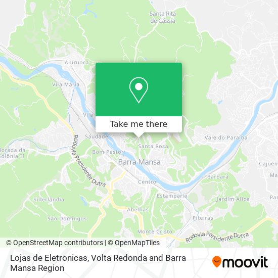Lojas de Eletronicas map