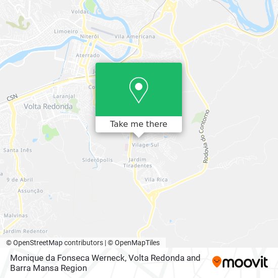Monique da Fonseca Werneck map