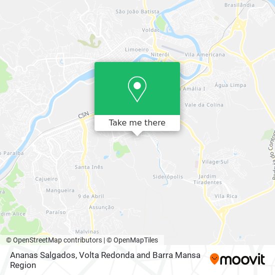 Ananas Salgados map