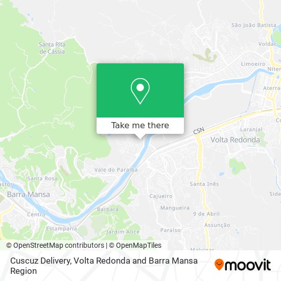 Cuscuz Delivery map