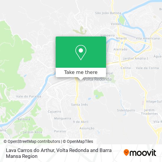 Mapa Lava Carros do Arthur