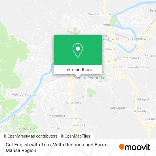 Get English with Tom map