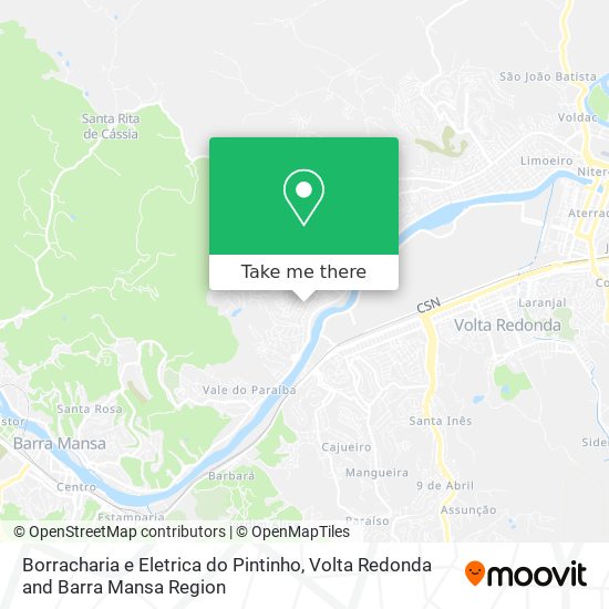 Borracharia e Eletrica do Pintinho map