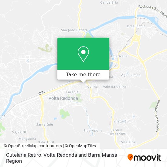 Cutelaria Retiro map