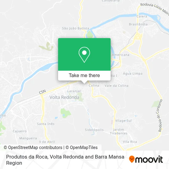 Produtos da Roca map