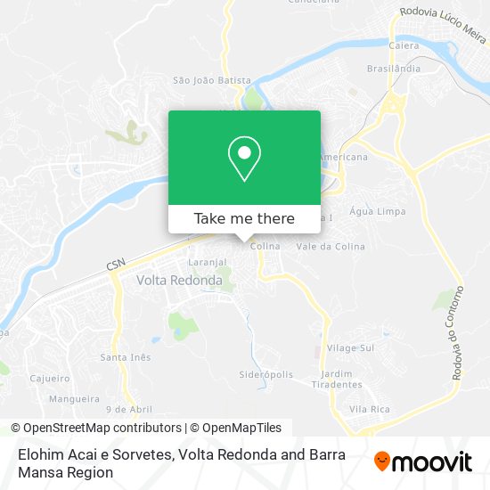 Elohim Acai e Sorvetes map
