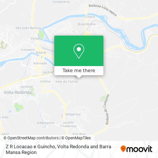 Z R Locacao e Guincho map