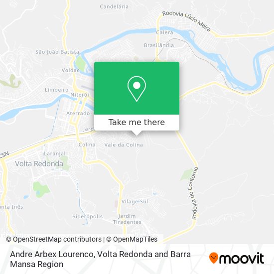 Andre Arbex Lourenco map