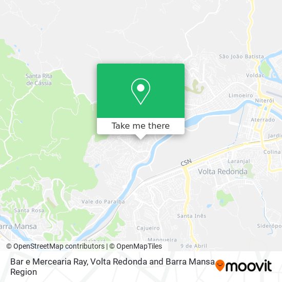Bar e Mercearia Ray map