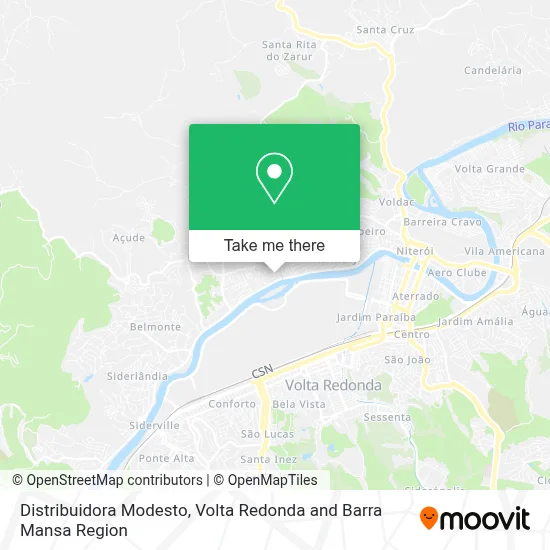 Distribuidora Modesto map