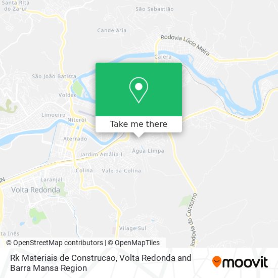 Rk Materiais de Construcao map