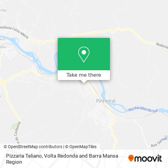 Pizzaria Teliano map
