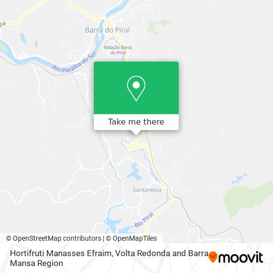 Hortifruti Manasses Efraim map