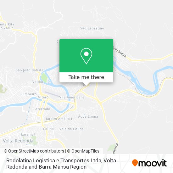 Rodolatina Logistica e Transportes Ltda map