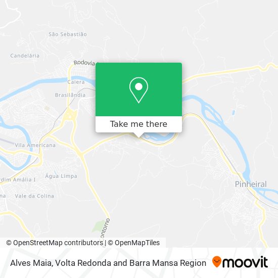 Alves Maia map