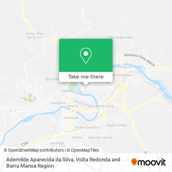 Ademilde Aparecida da Silva map