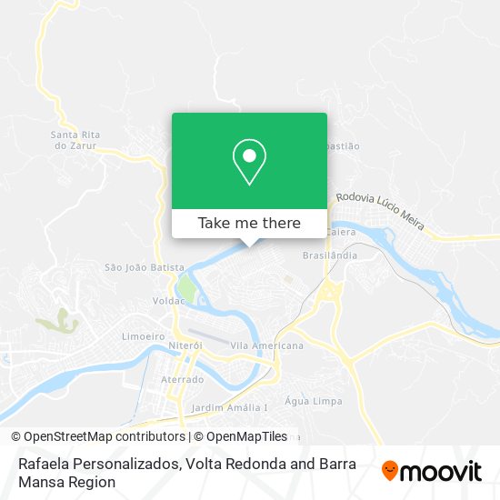 Rafaela Personalizados map