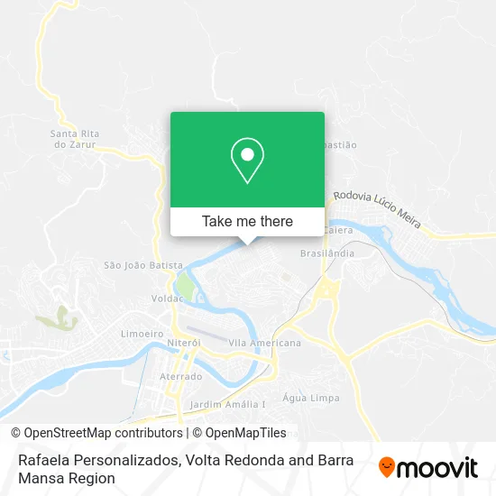 Rafaela Personalizados map
