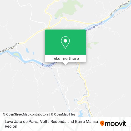 Lava Jato de Paiva map