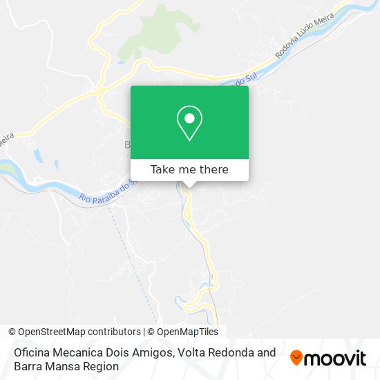 Mapa Oficina Mecanica Dois Amigos