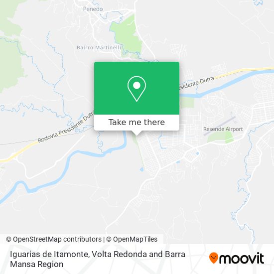 Iguarias de Itamonte map