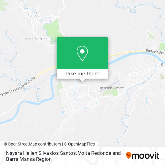 Nayara Hellen Silva dos Santos map